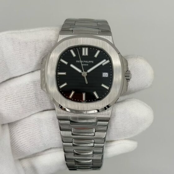 Black Gradient Nautilus Dial Detail