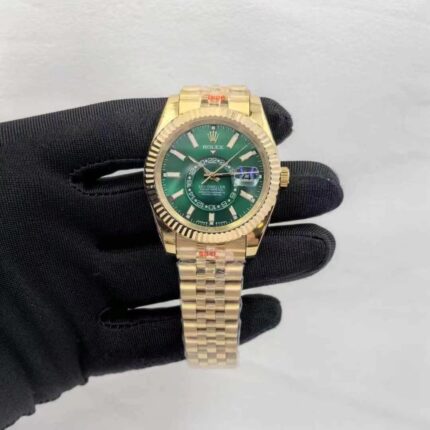 Rolex Sky-Dweller 336938 Green Dial Jubilee Watch