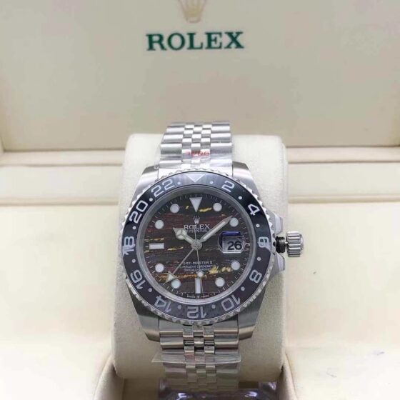 Rolex GMT-Master II 126710GRNR Tiger Iron Dial Watch