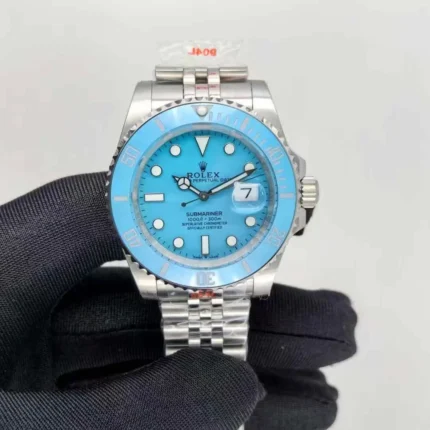 Rolex Submariner 41mm Ice Blue Dial Jubilee Bracelet Watch