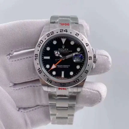 U1 Factory Rolex Explorer II 42mm black dial automatic luxury mens watch