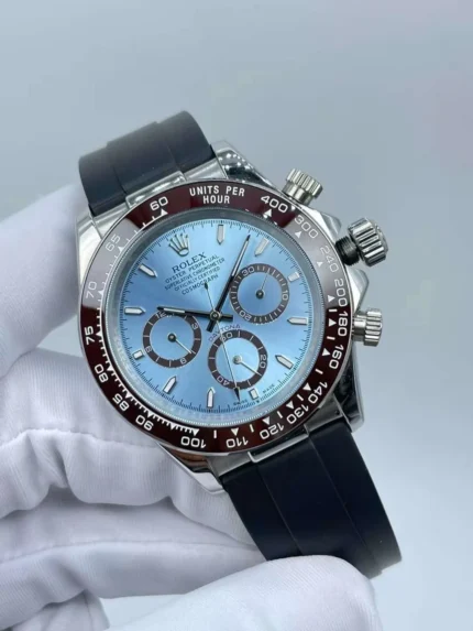 Rolex Cosmograph Daytona 40mm ice blue dial luxury chronograph watch