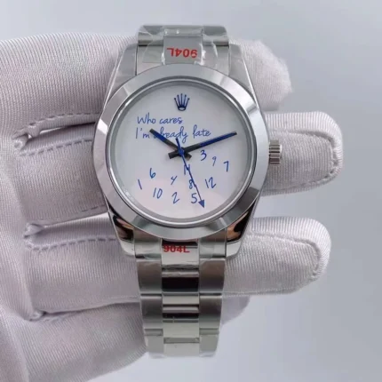 U1 Factory Rolex Oyster Perpetual 41mm White Who Cares Watch